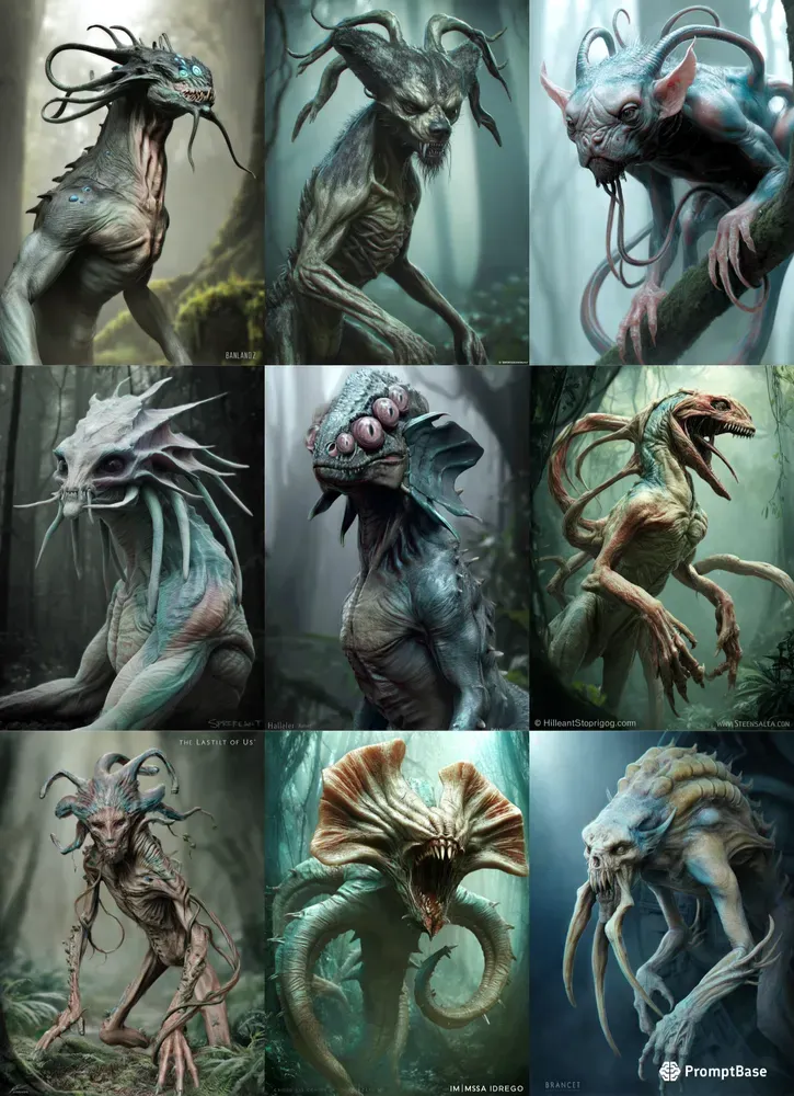 Concept Art Of Alien Creatures