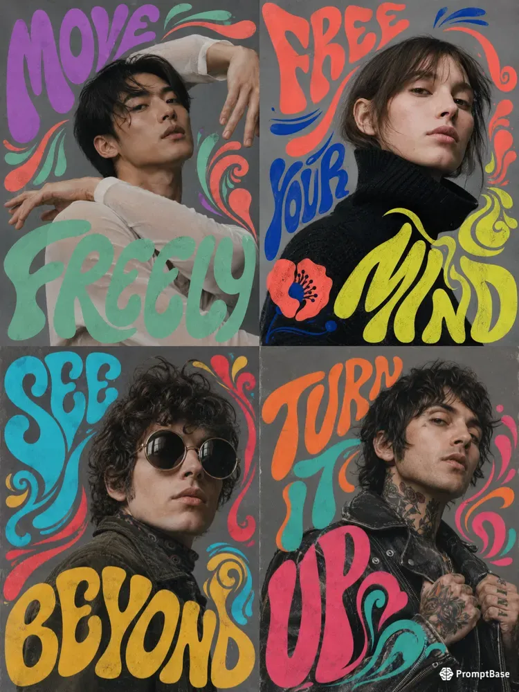 Psychedelic Editorial Portraits