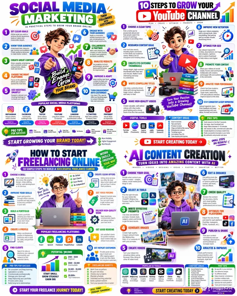 Professional Educational Infographics