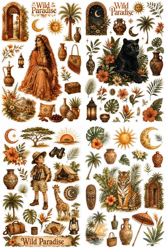 Wild Paradise Sticker Collections