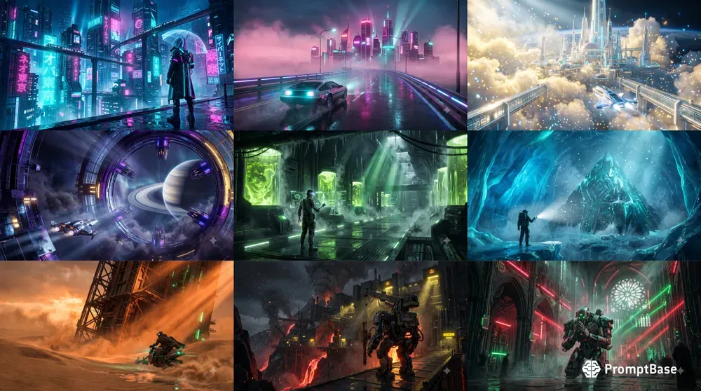 Cyberpunk Scifi Concept Art