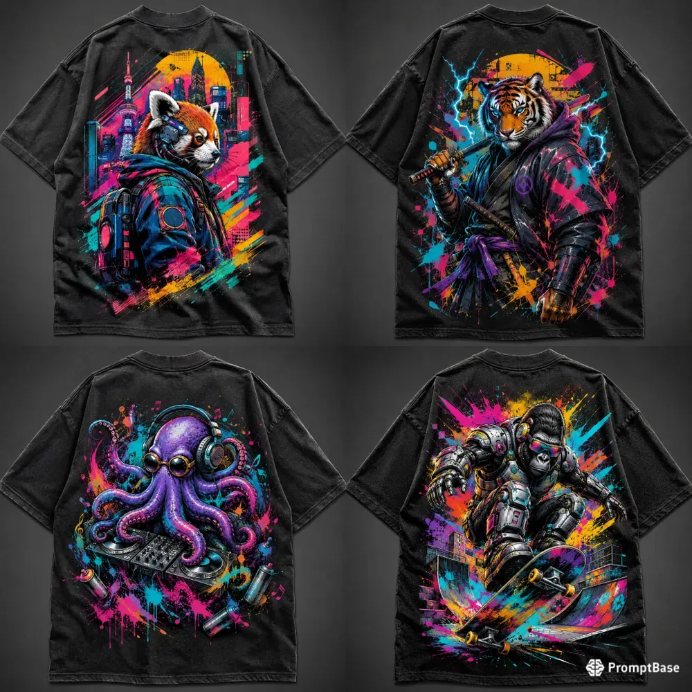 Bold Streetwear Graphic Tees