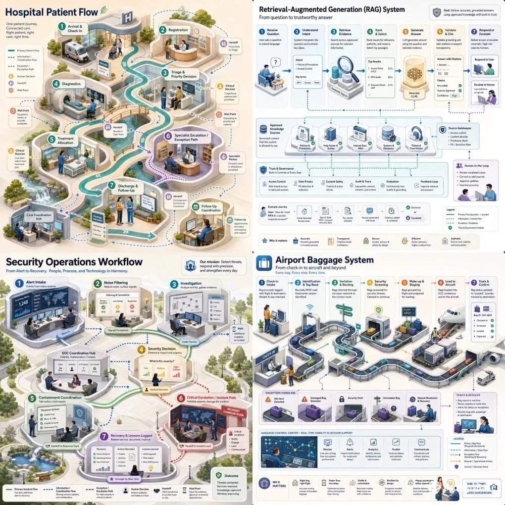 Sys Architecture Visual Twin Infographics