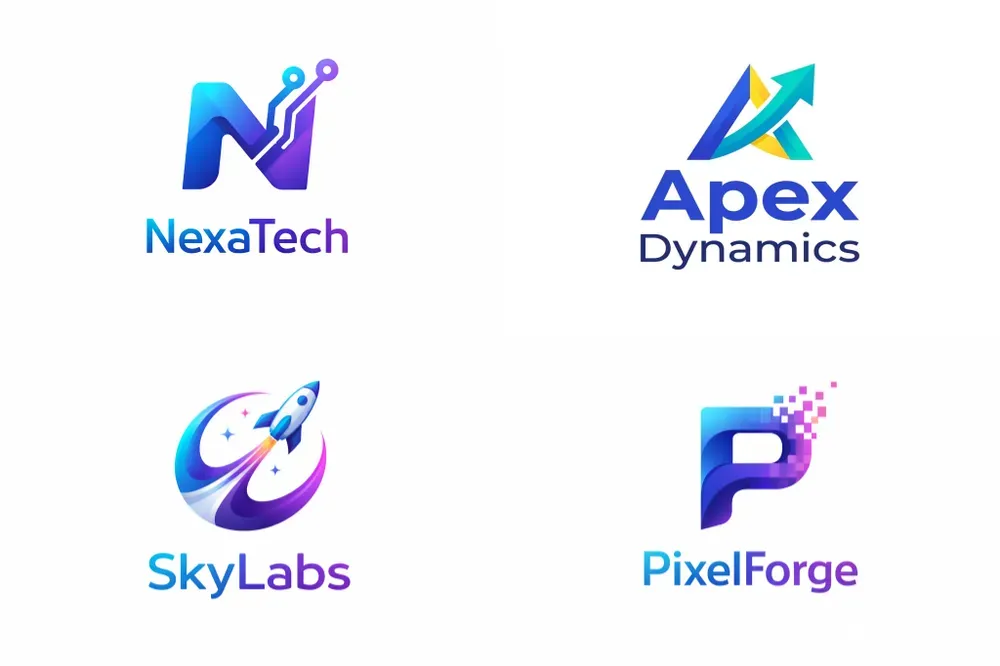 Vibrant Startup Logo Generator