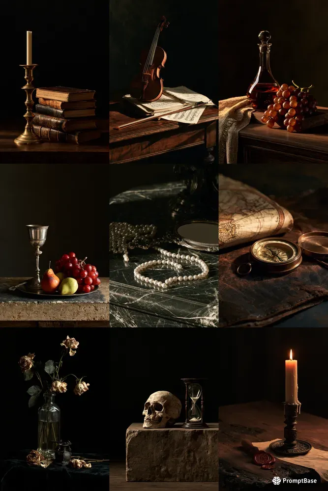 Chiaroscuro Still Life Photography