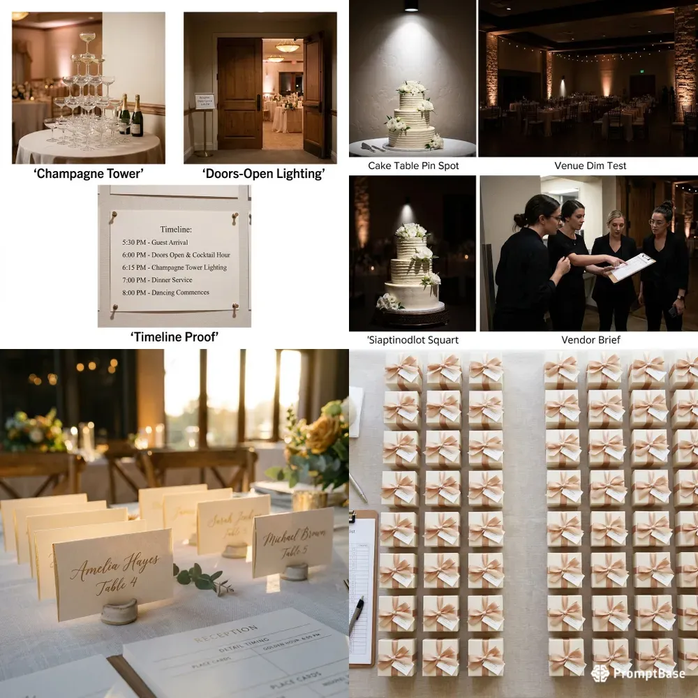 Reception Timing Photos