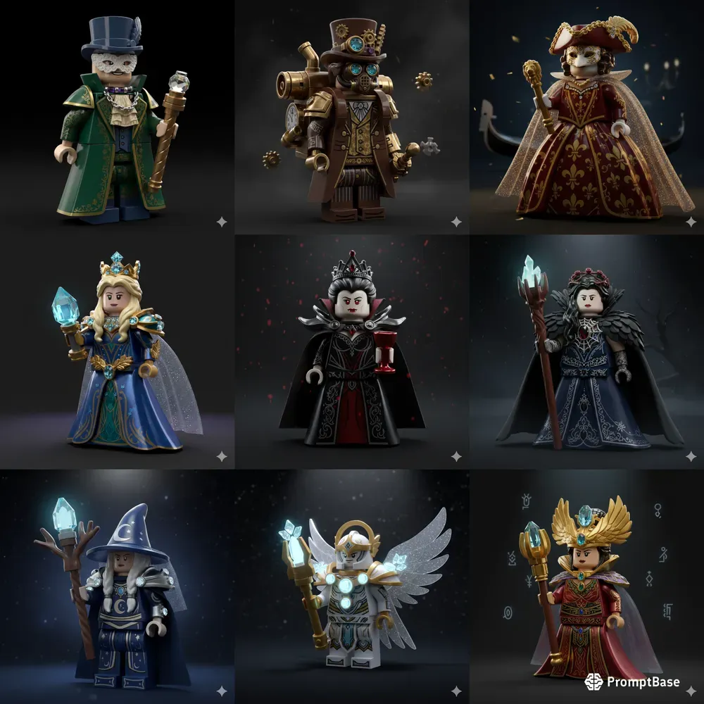 Cinematic Lego Fantasy Characters