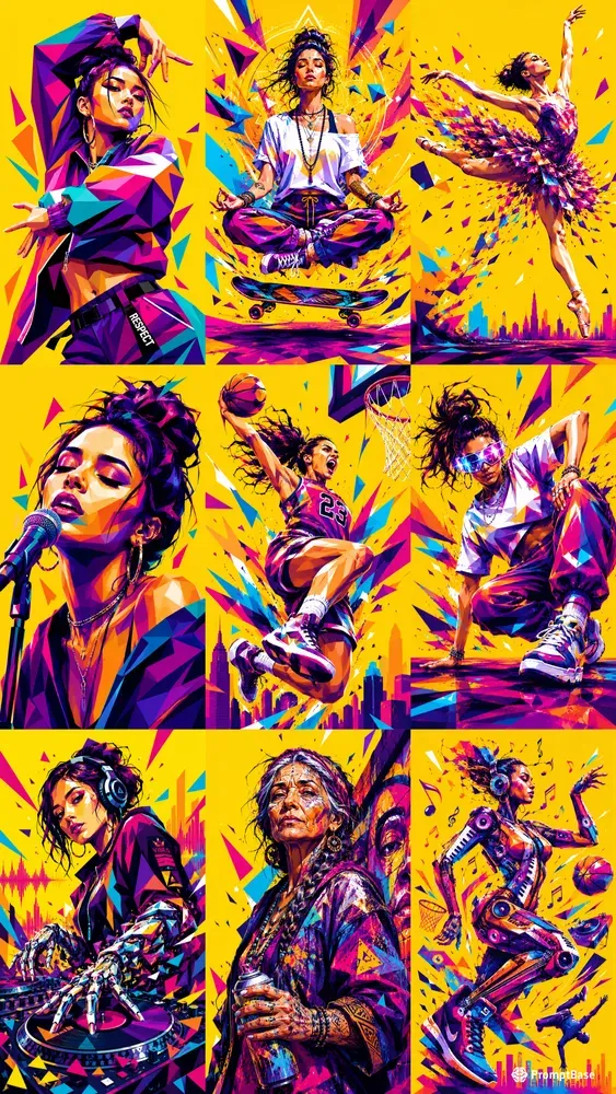 Vibrant Geometric Urban Dynamos