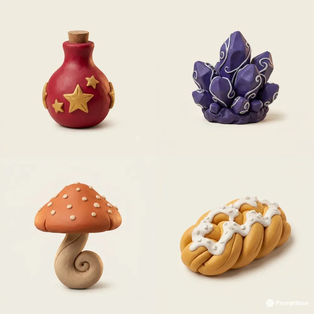 Cozy Clay Farm Sim Item Sprites