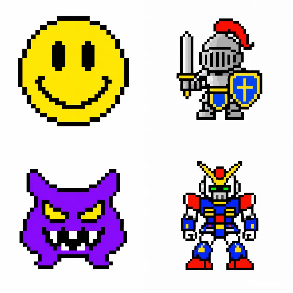 8bit Retro Streetwear Pixel Art