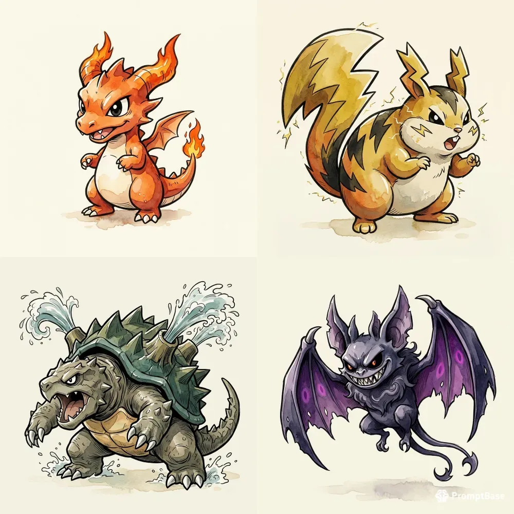 Pokemon 1996 Sugimori Field Guides