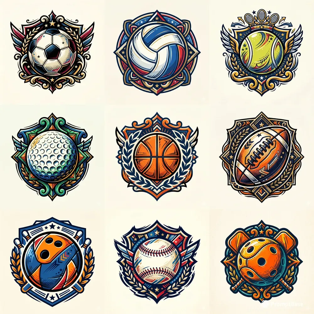 Athletic Ball Emblems
