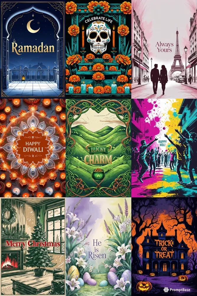 Master Sketch Universal Holiday Posters