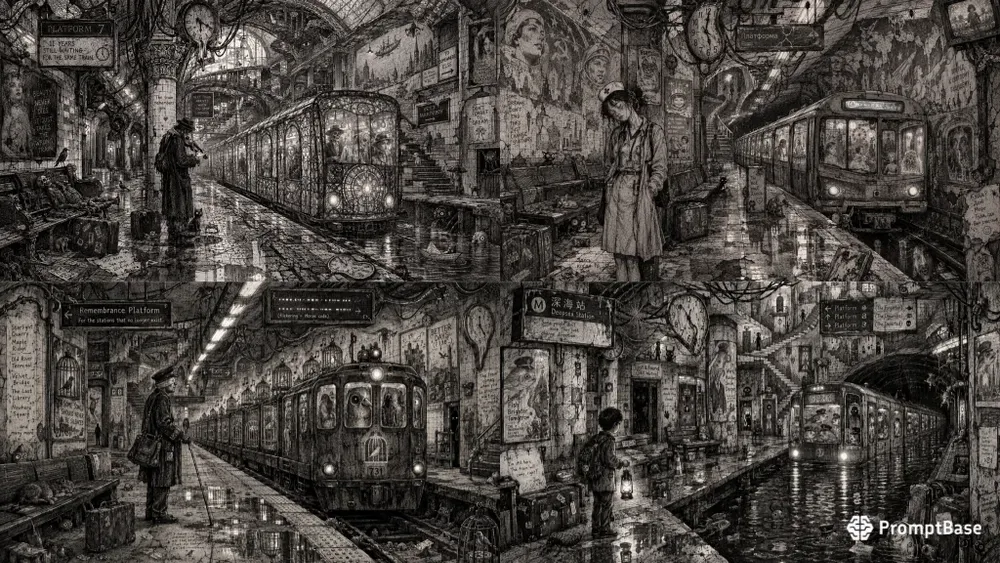 Surreal Subway Stations