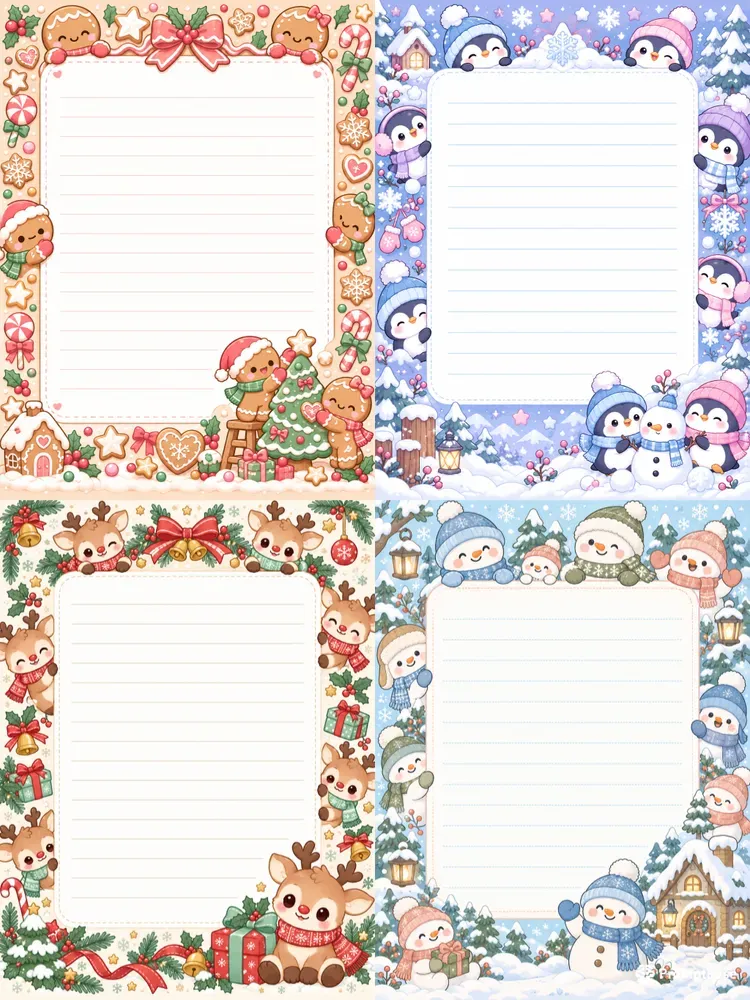 Christmas Kawaii Memo Pad Creator