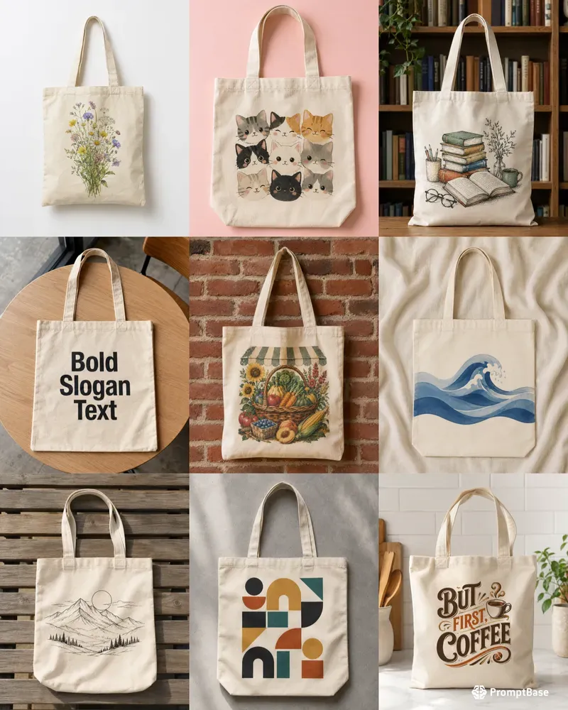 Tote Bag Mockups Any Design