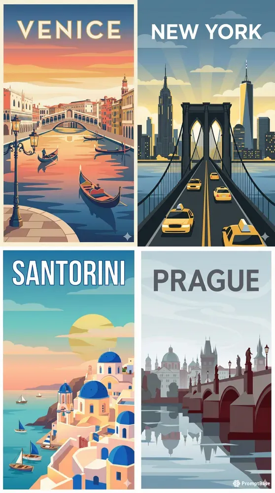 Pro Vector Travel Posters