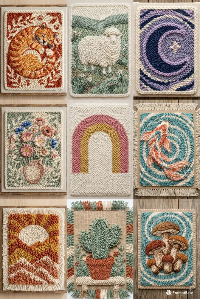 Punch Needle Fiber Art Studios
