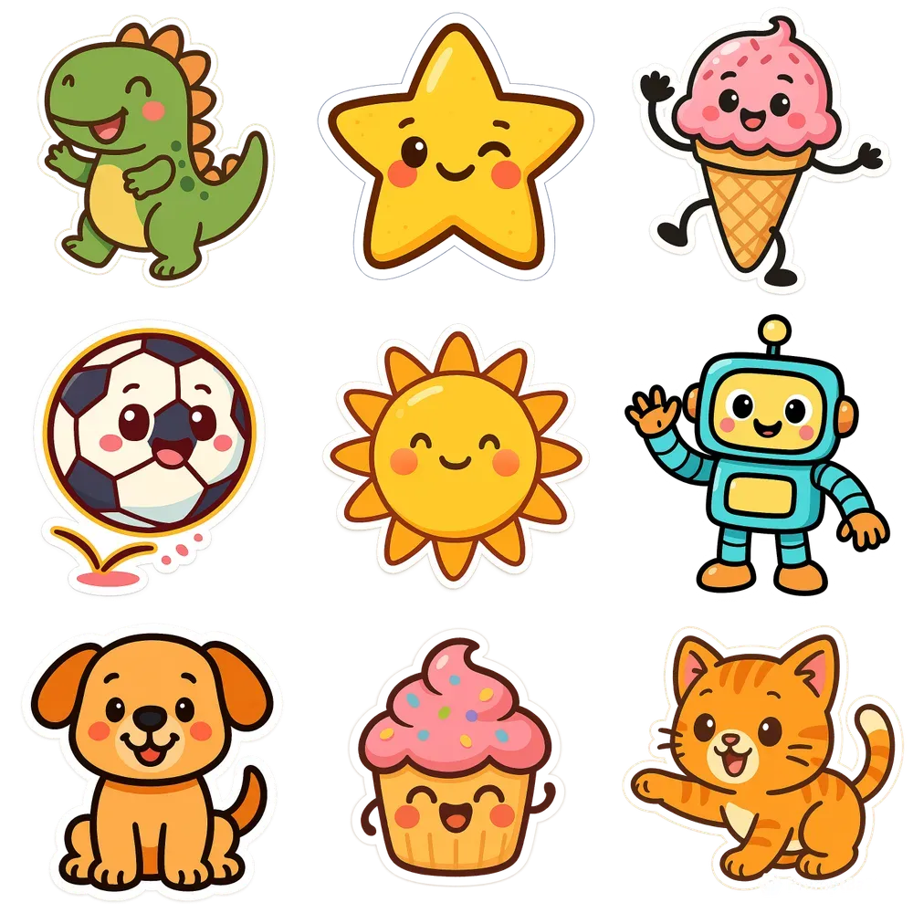 Cute Kids Sticker Generators