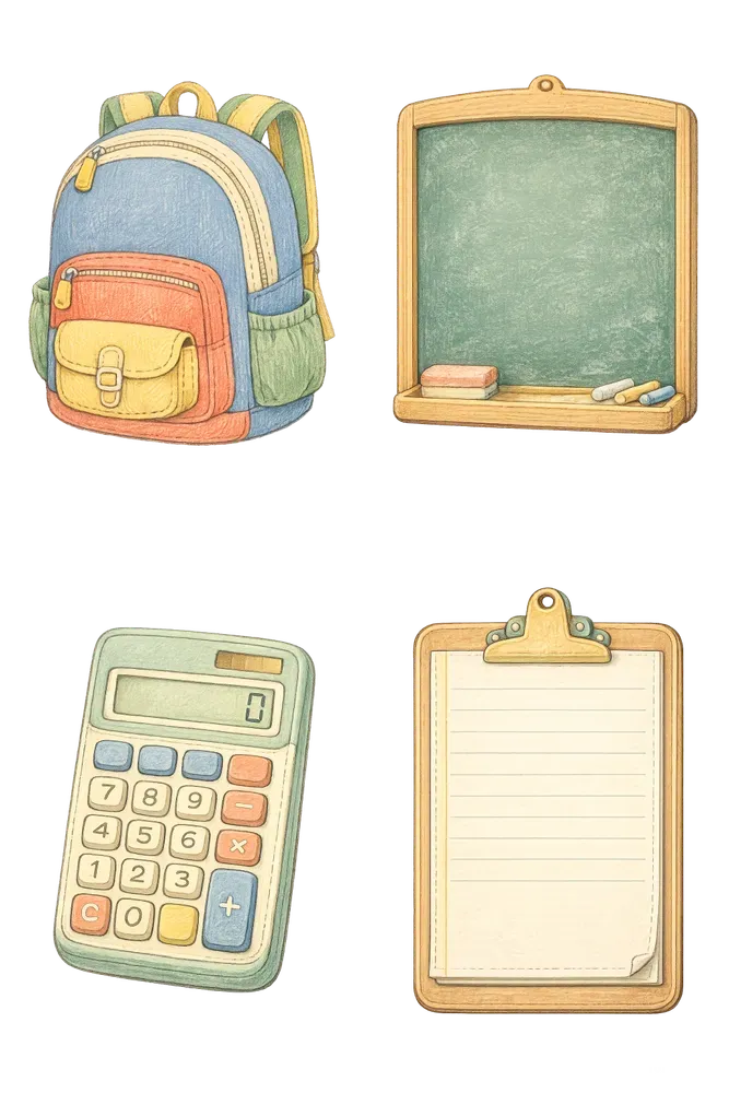 Backtoschool Objects