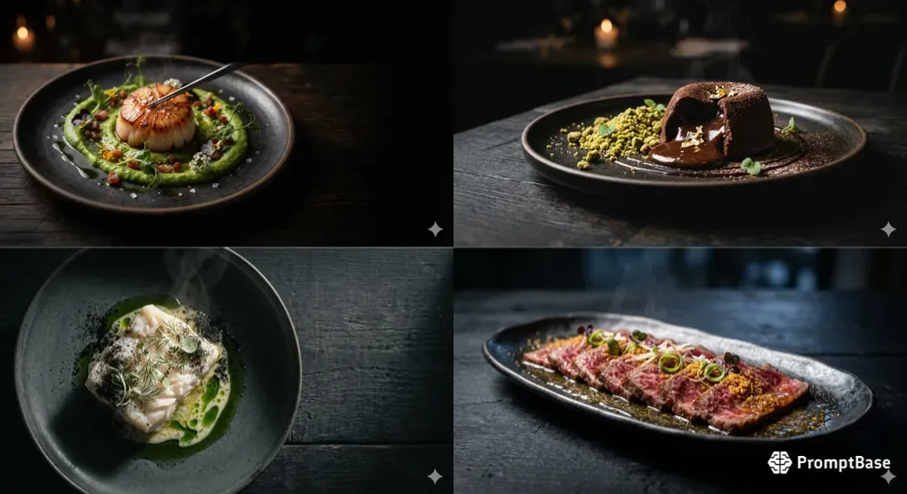 Michelinstyle Fine Dining Hero Shots