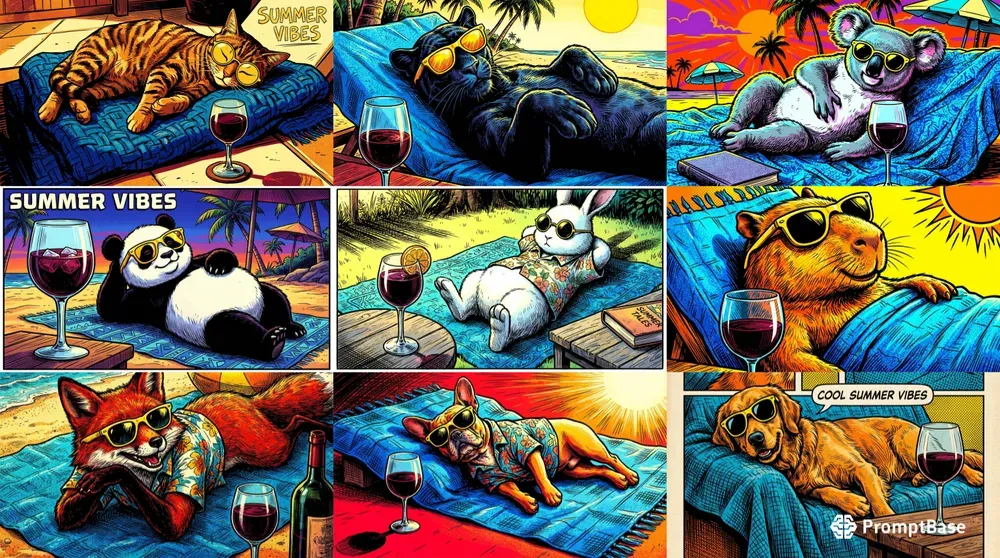 Graphic Novel Hatching Art Style