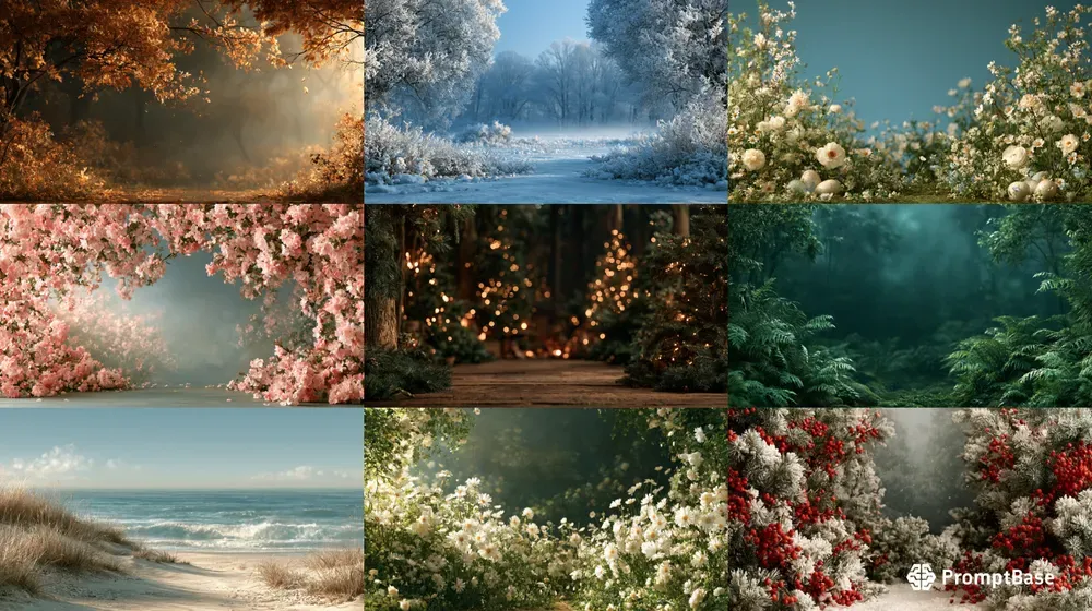 Seasonal Portrait Backdrops