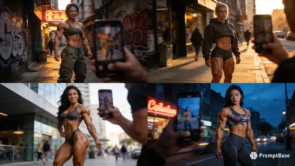 Hypermuscular Fitness Influencer Ais