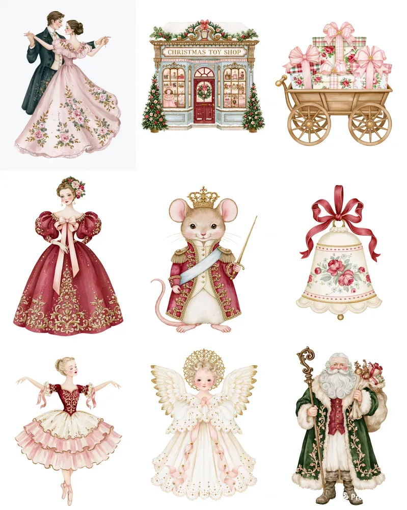 Christmas Storybook Cliparts