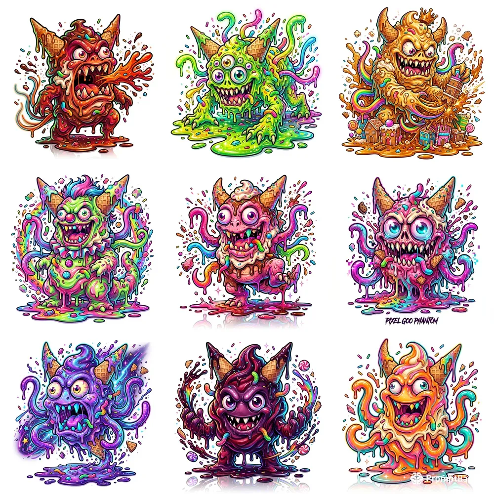 Viral Horror Ice Cream Mascots