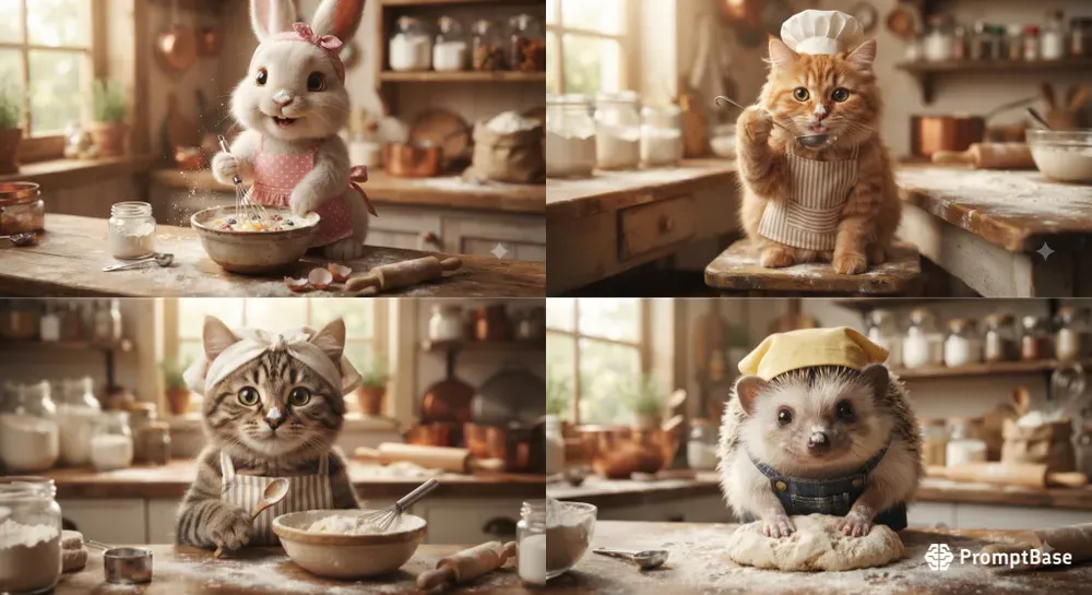 The Fluffy Chef Portraits
