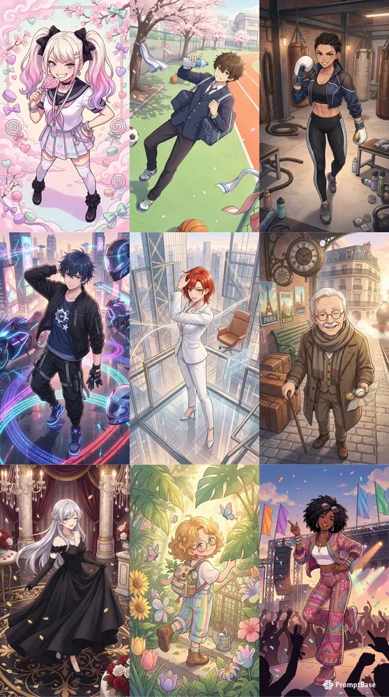 Anime Character Poster Generator
