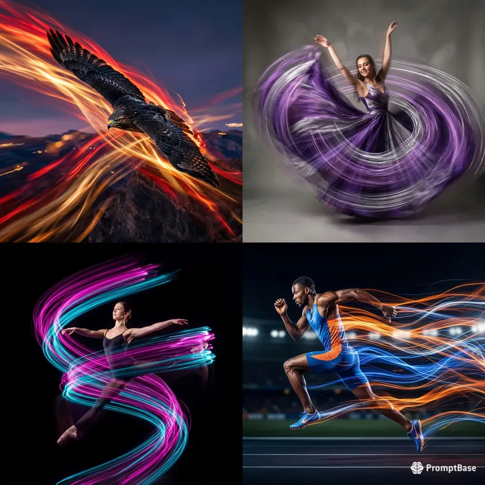 Chromatic Velocity Motion Art