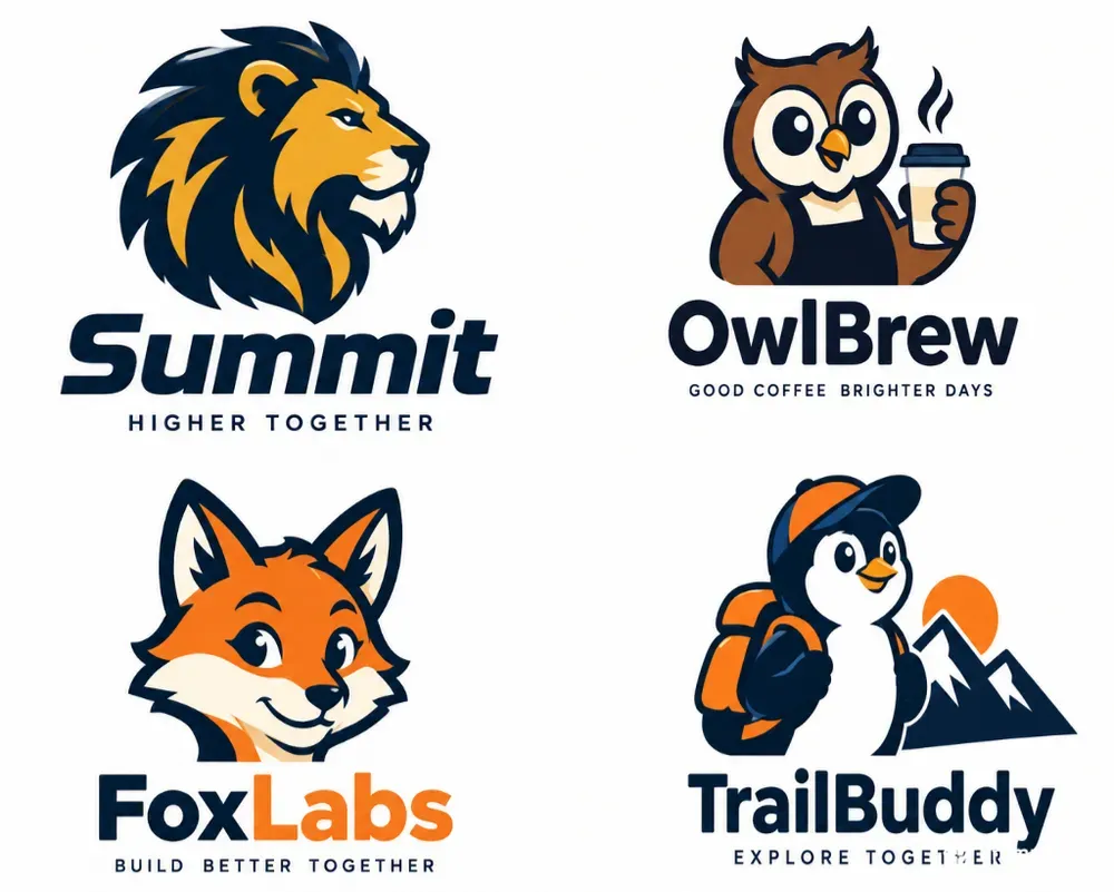 Mascot Startup Logos