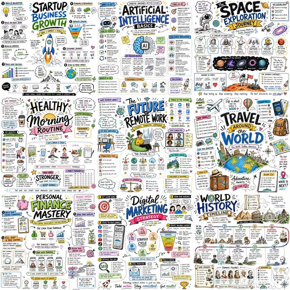 Hand Drawn Sketchnotes