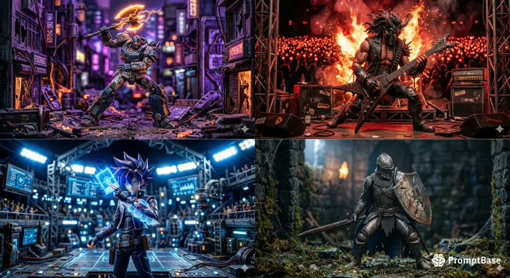 Epic Action Figure Dioramas