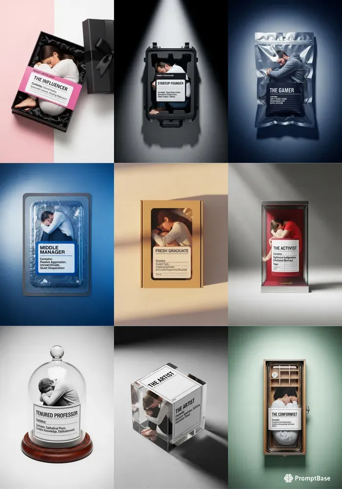 Packaged Humanity Conceptual Photography