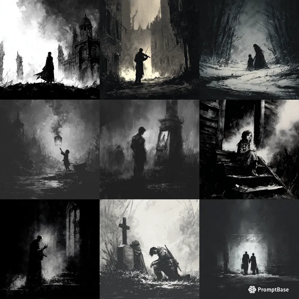Grief In Ink Cinematic Graveyard Scenes
