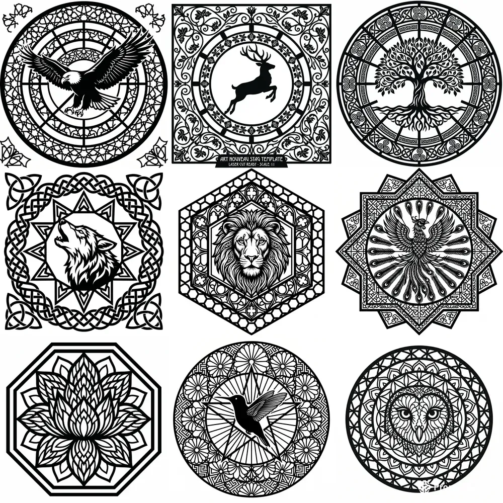 Laser Cut Vector Templates