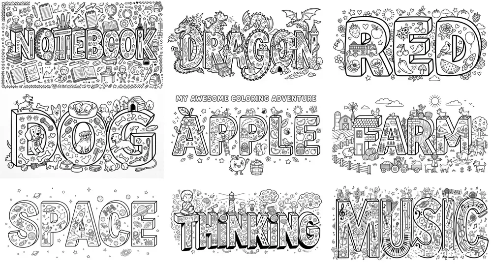 Smart 3D Word Scenes