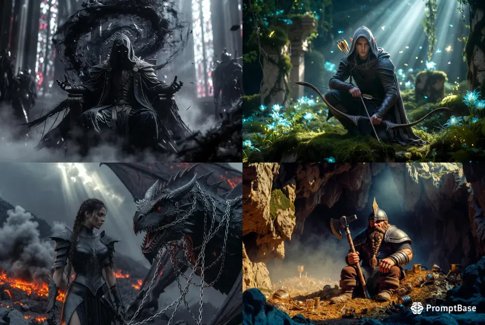 3D Cinematic Fantasy Character Images