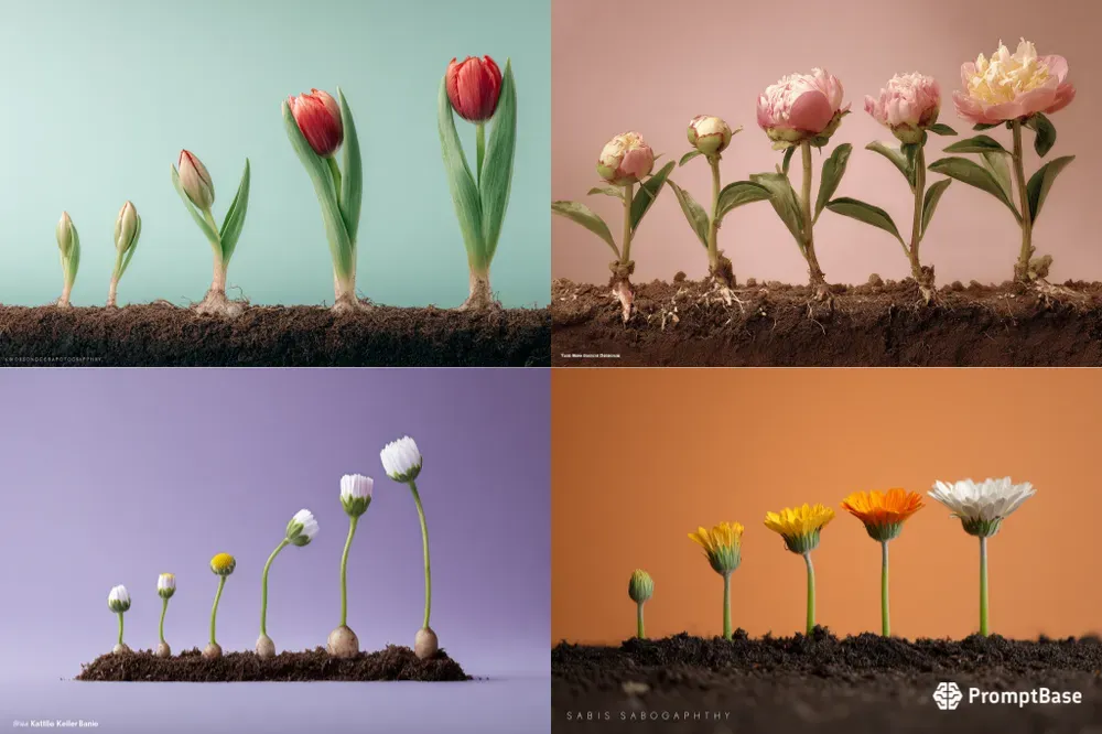 The Buds And The Flowers