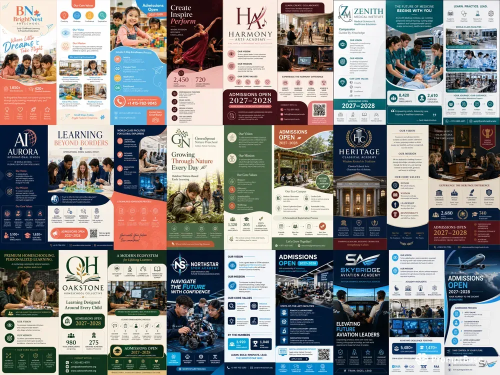 Luxury Admissions Brochure Collections