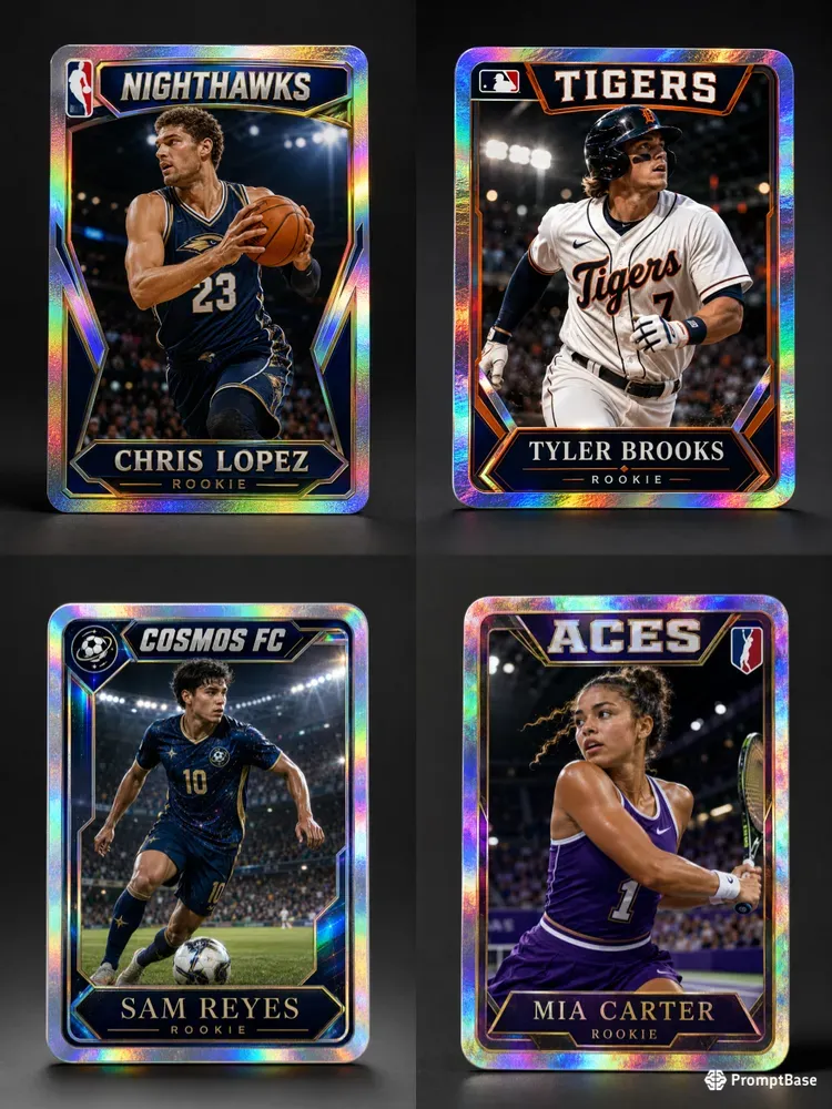 Custom Sports Trading Card Makers