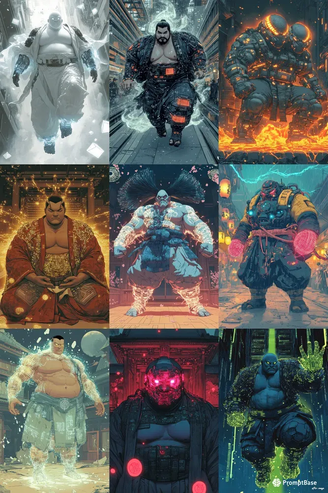 Cyber Edo Sumo Warriors
