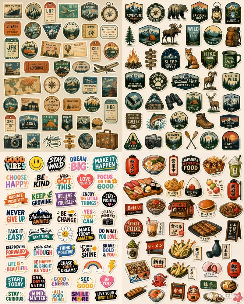 Collectible Sticker Set Generator