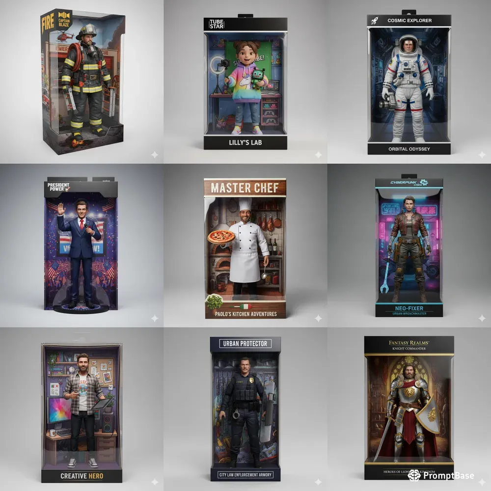 3D Boxed Action Figure Creators