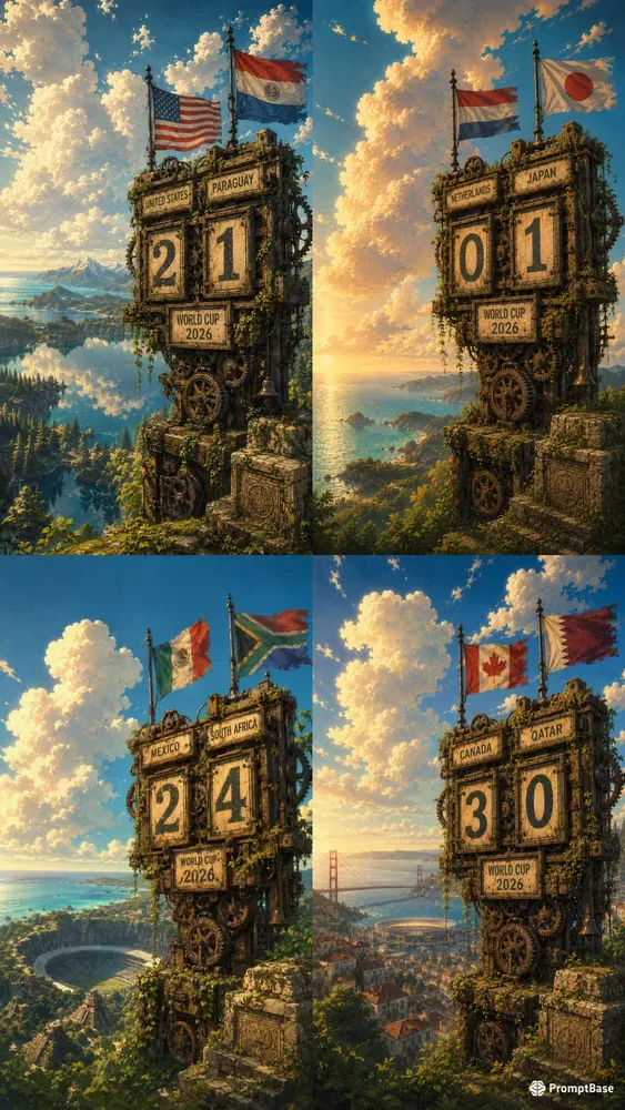 Ghiblistyle Football Scoreboards