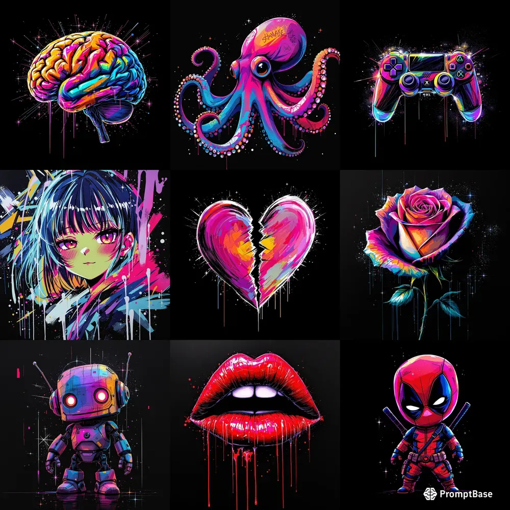 Graffiti Style Graphic Poster Designs