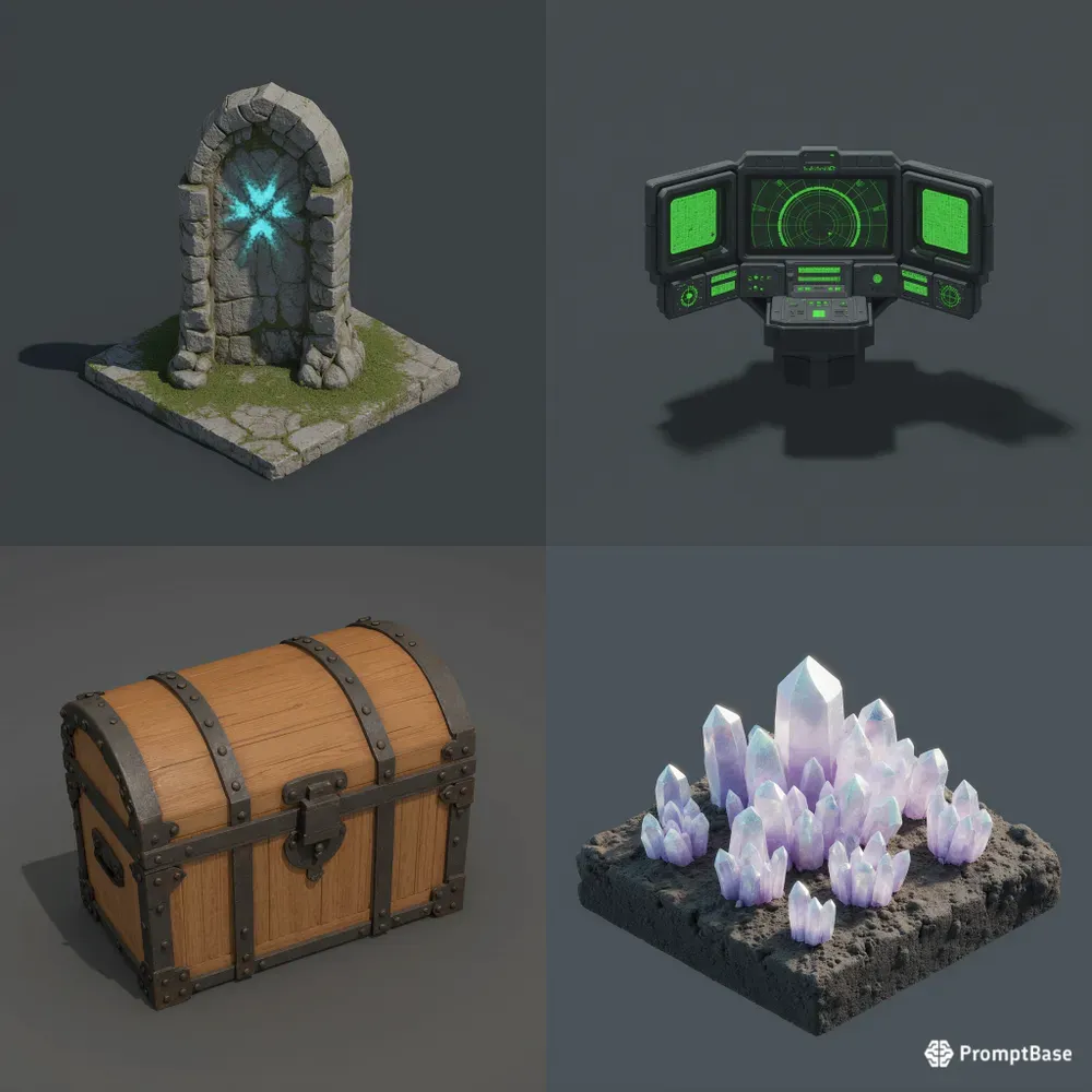 Isometric 2 Point 5d Game Assets
